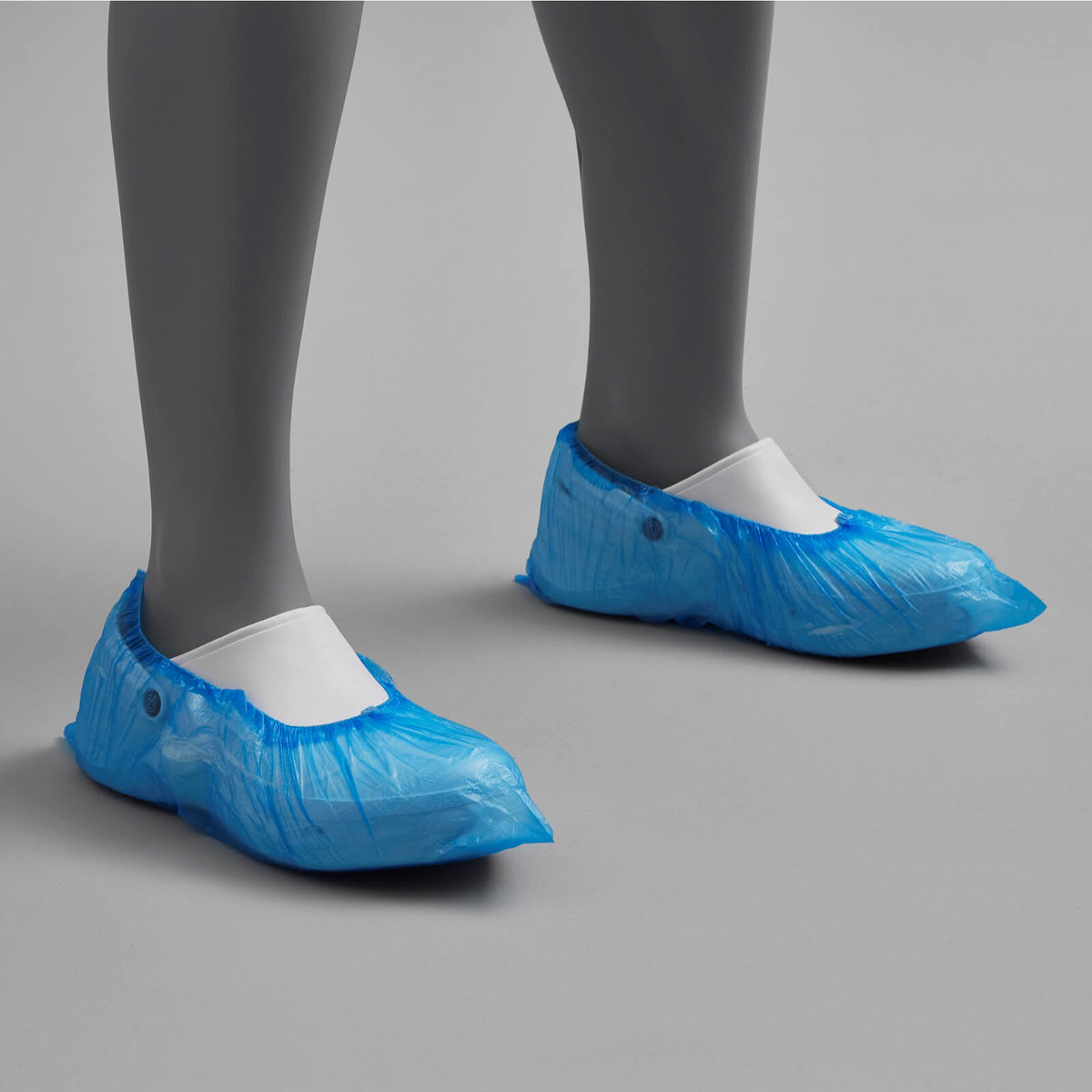 MELANOS Copriscarpe Resistenti E Monouso - 1000 Pezzi (500 Paia), Blu, Resistenti All'Acqua, Copriscarpe In Polietilene, 15x41cm, Taglia Unica, Protegge Da Acqua, Sporco E Graffi Minori