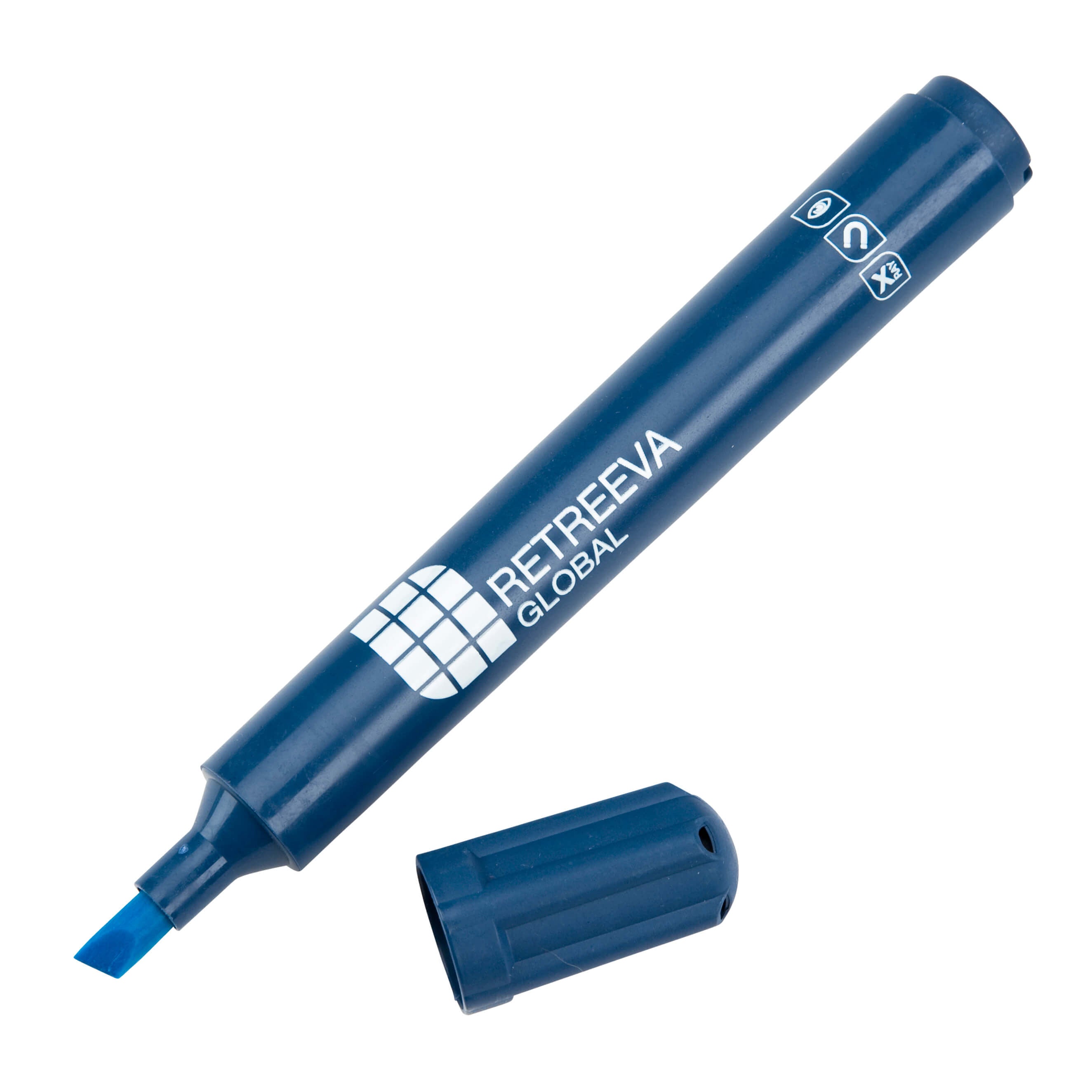 Pennarelli Detectabili - Evidenziatore Fluorescente Blu