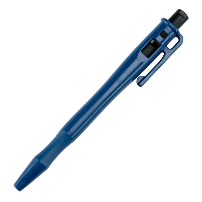 Penne Detectabili "Gel Ink" - Retrattile con Cordino e Clip da Tasca - Corpo BLU