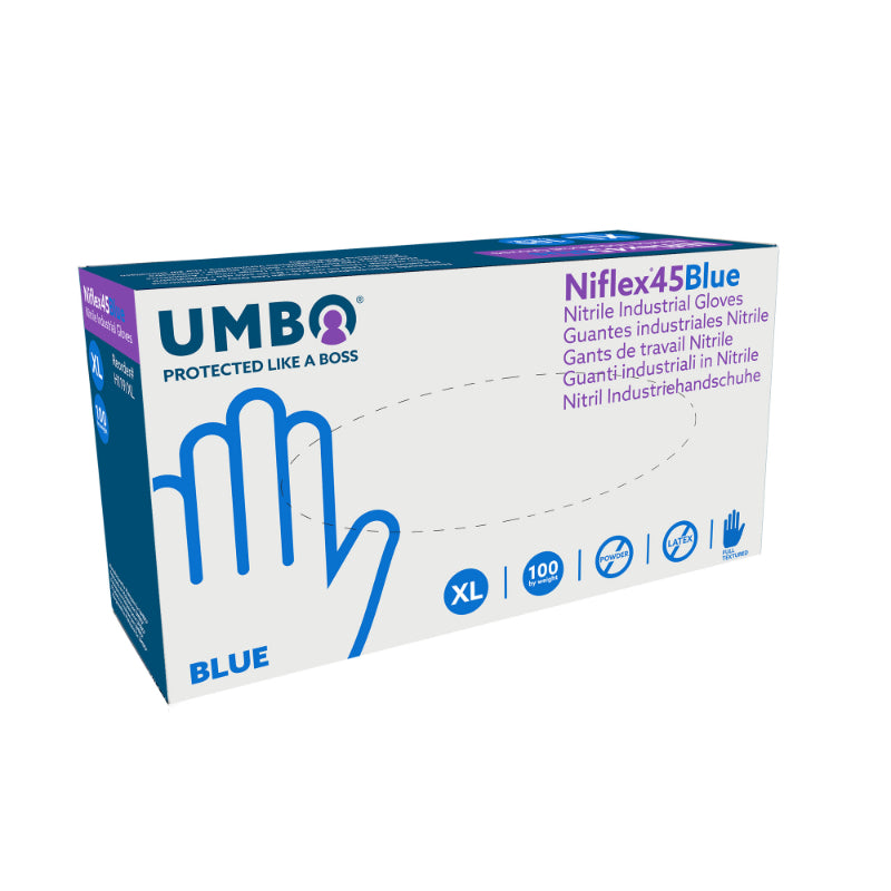 Niflex 45 Guanti in Nitrile Monouso 4.5gr - BLU (1000 pz)