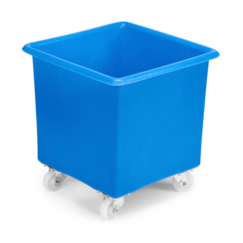Contenitori Rettangolari Conici Con Ruote- 11 Colori - 72 Litri