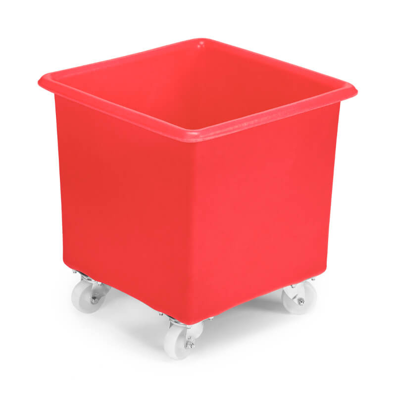 Contenitori Rettangolari Conici Con Ruote- 11 Colori - 72 Litri