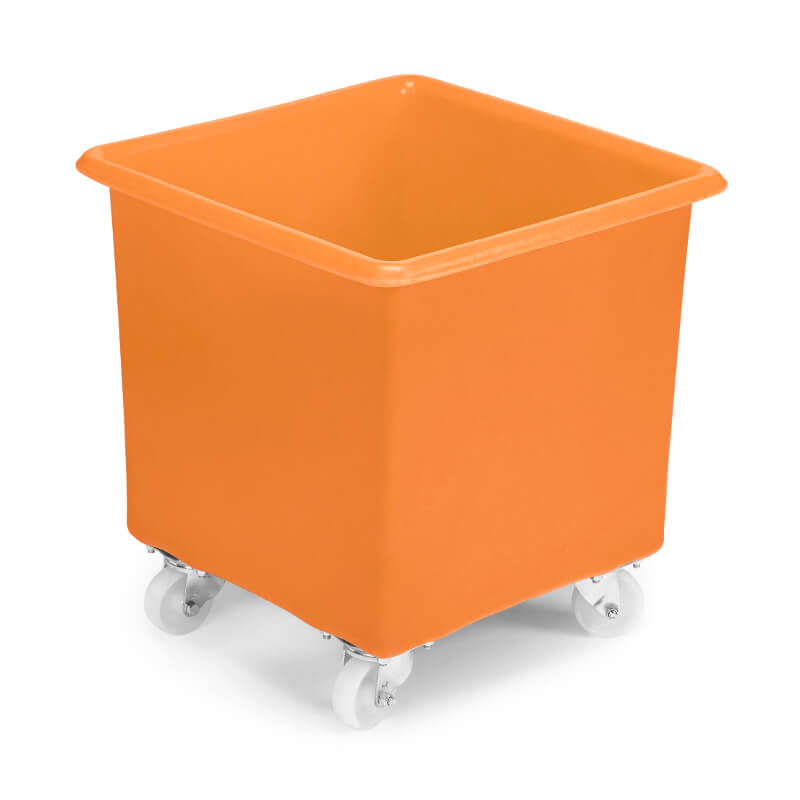 Contenitori Rettangolari Conici Con Ruote- 11 Colori - 72 Litri