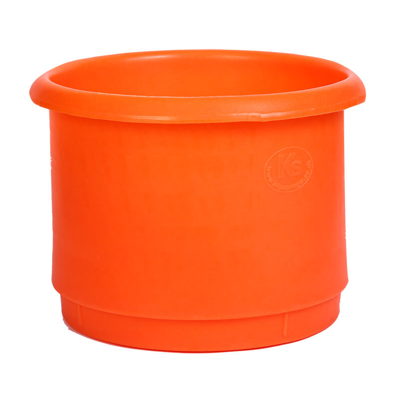 Contenitori cilindrici impilabili - 35 Litri Arancio