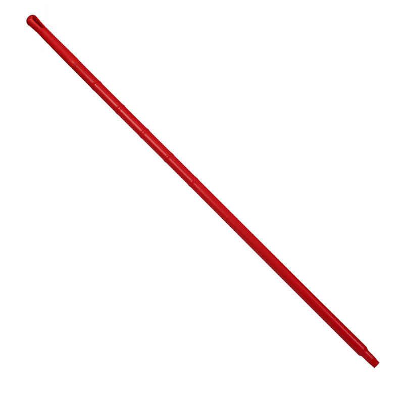 Manici Monoblocco Ergonomici e Leggeri in Polipropilene - Filettati - 1300mm Rosso