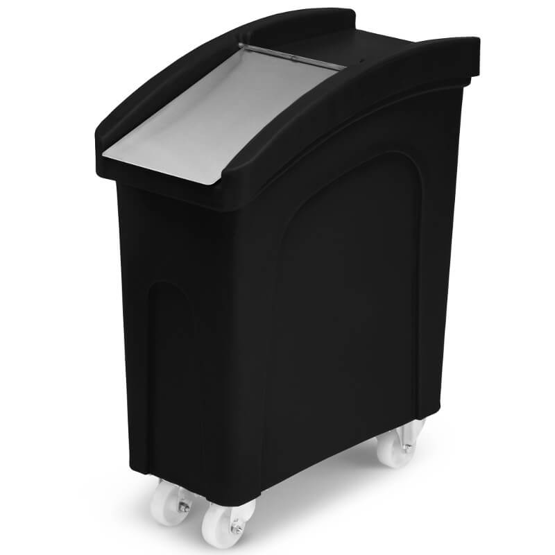 Dispenser Per Ingredienti Mobili - Coperchio Acciaio Inox - 65 Litri