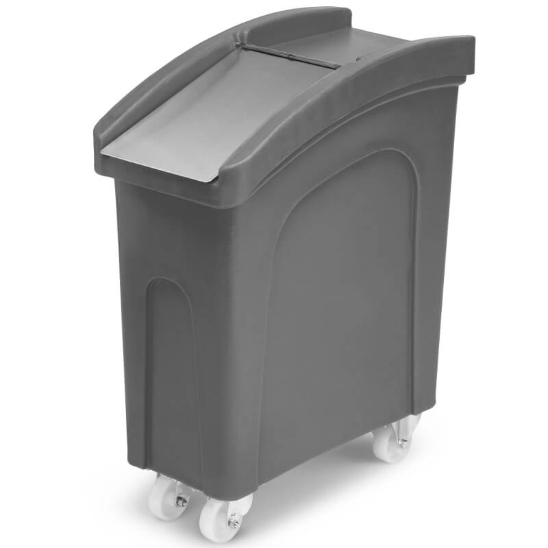 Dispenser Per Ingredienti Mobili - Coperchio Acciaio Inox - 65 Litri