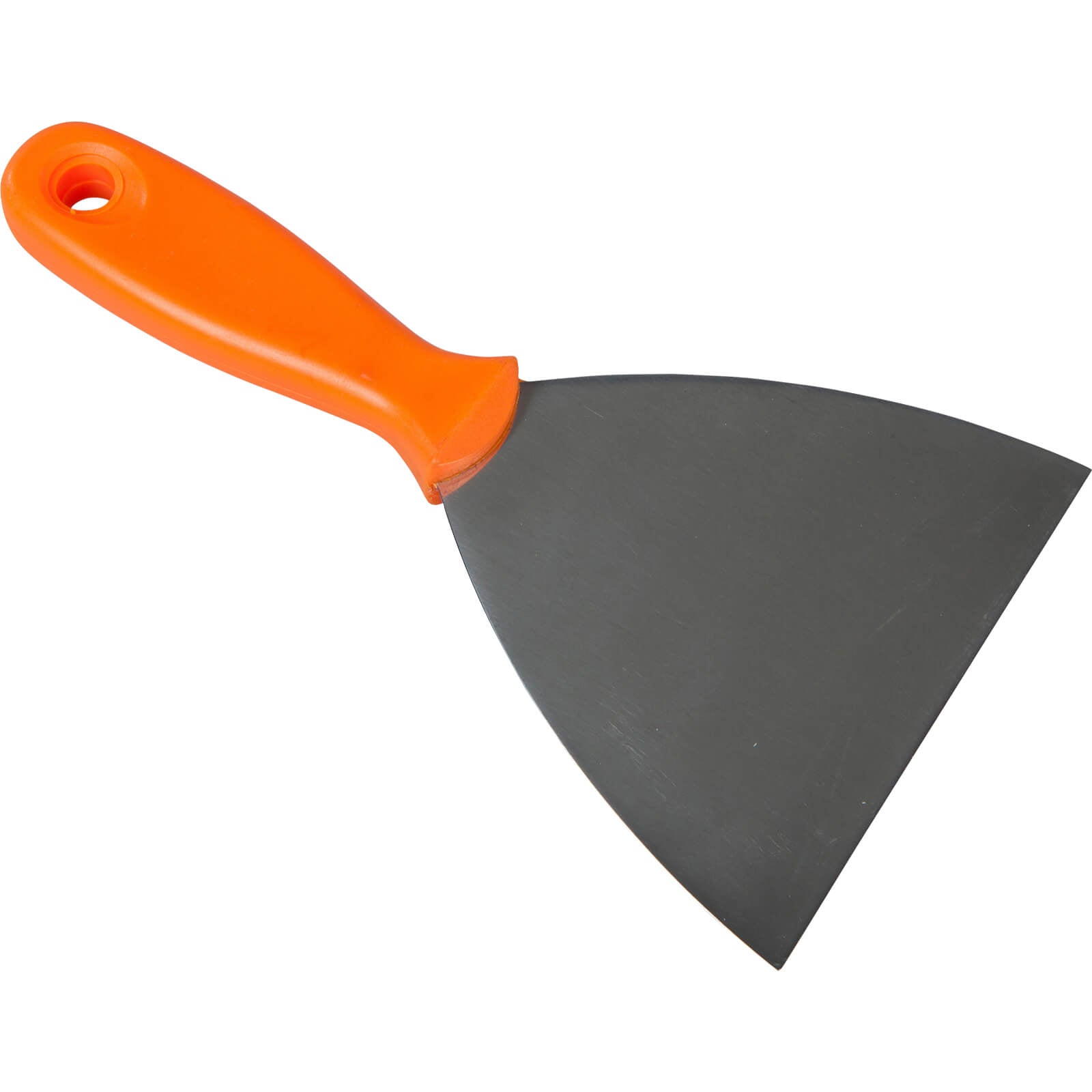 Raschietto Manuale- Lama Acciaio Inox - Flessibile - 120mm Arancio